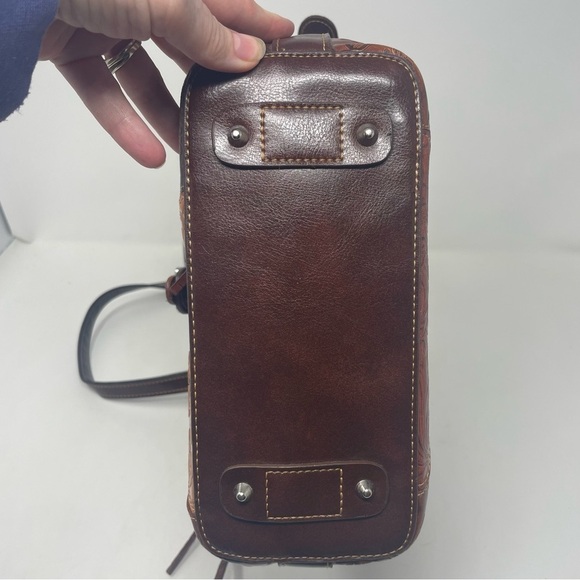 MC Mark Chantal Leather Embossed Shoulder Bag Multicolor - Picture 5 of 16